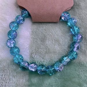 Blue and Purple Crystal Bracelet